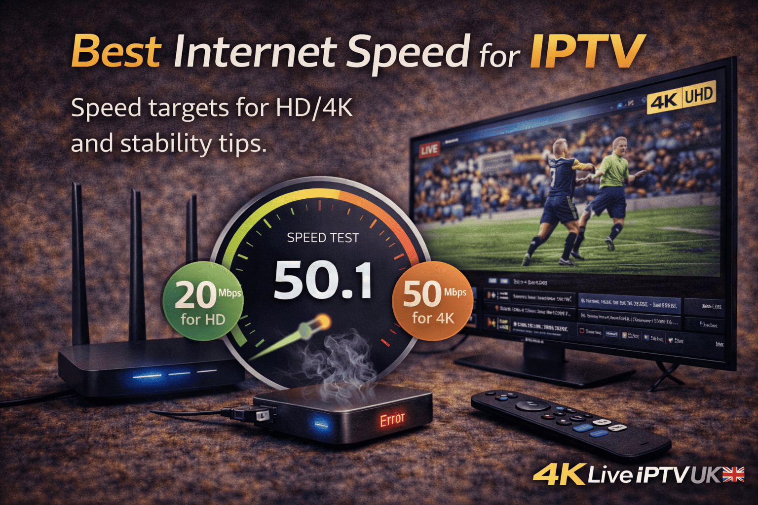 Best Internet Speed for IPTV