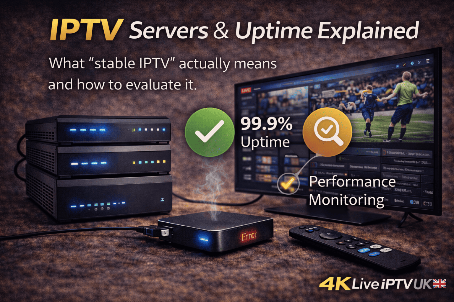 IPTV Servers & Uptime Explained