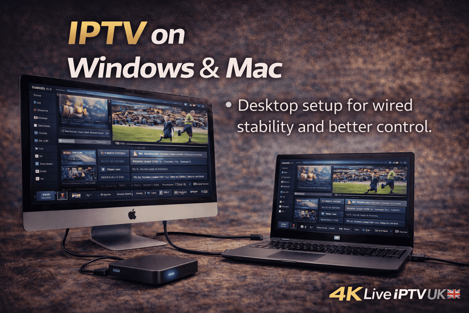 IPTV on Windows & Mac